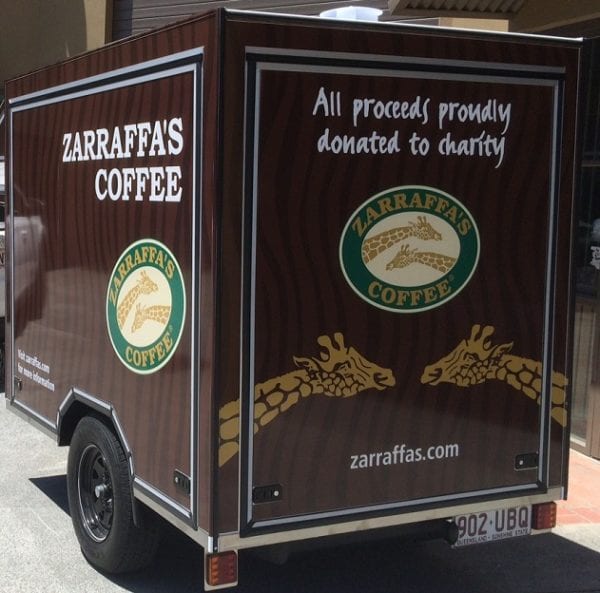 Zarraffa Coffee truck fitout