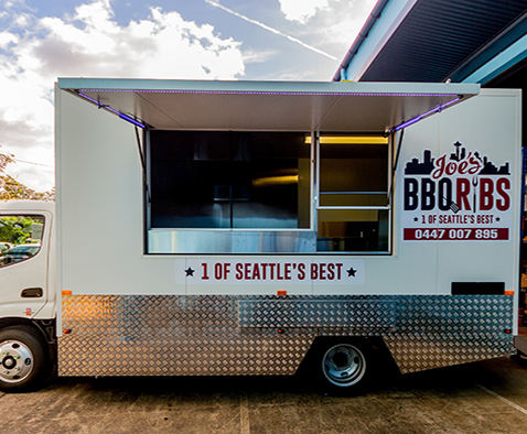 parking and presenting your food truck