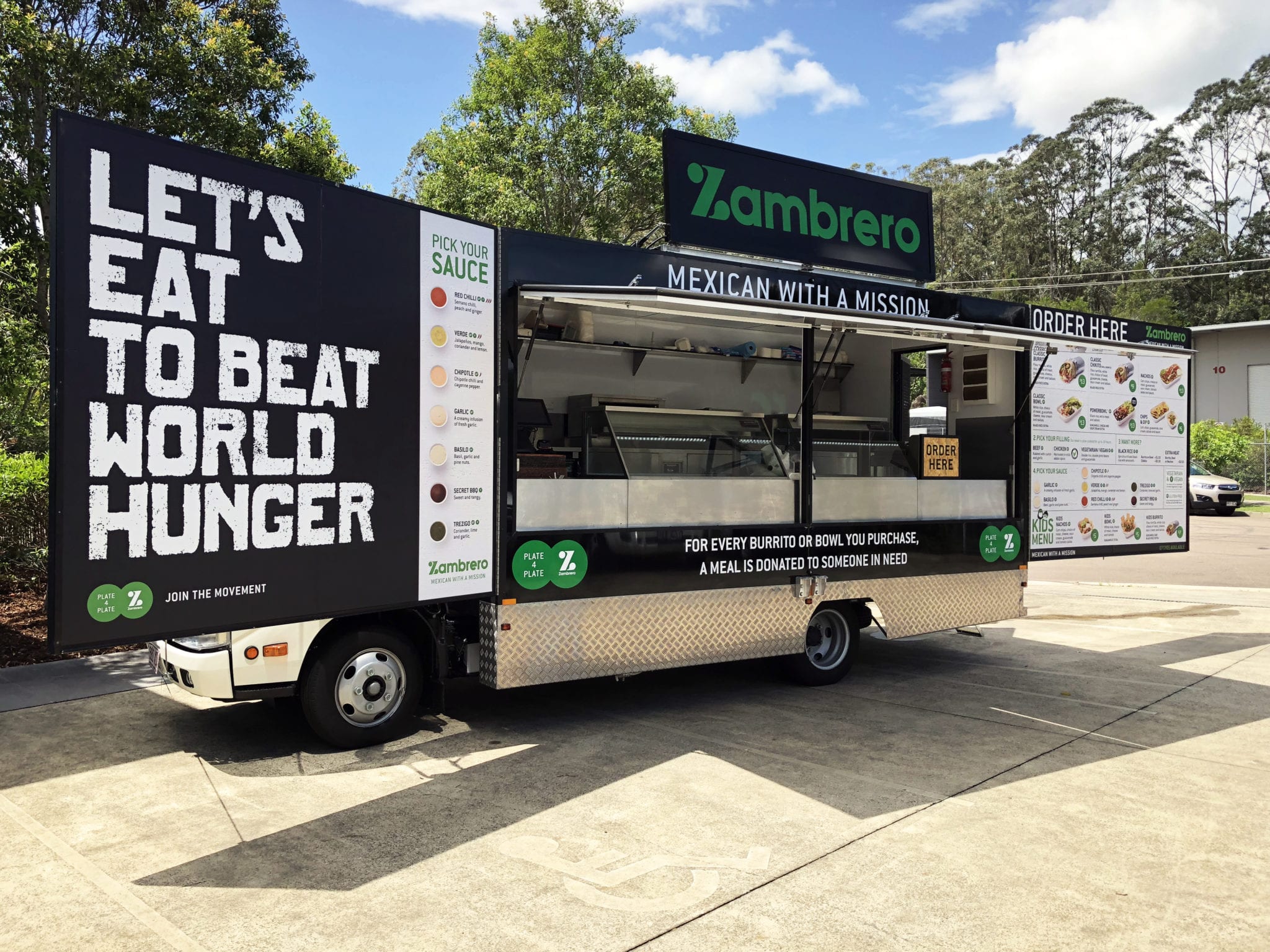 Zambrero food truck fitout