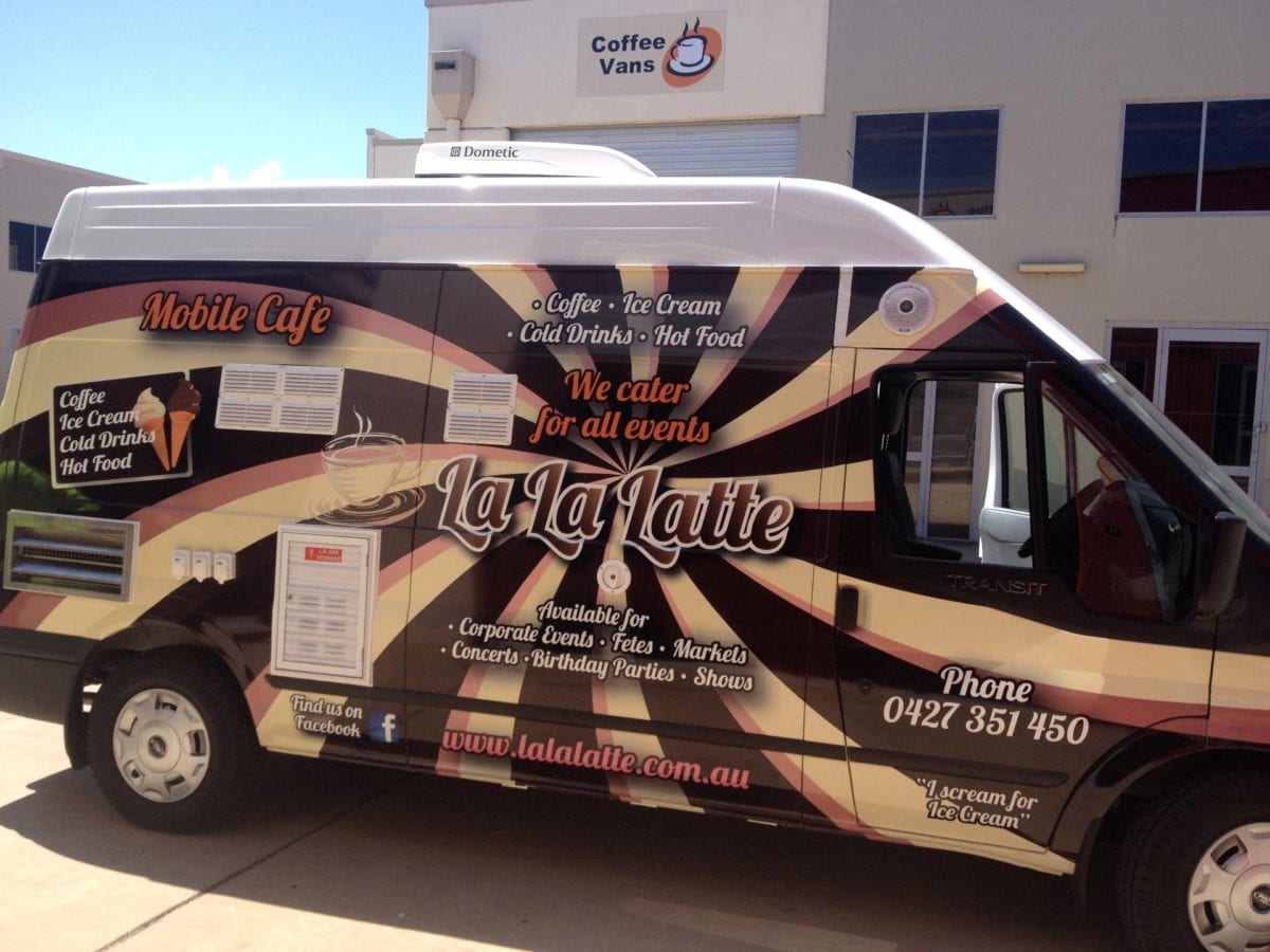 Bella Manufacturing La La Latte Ice Cream Van