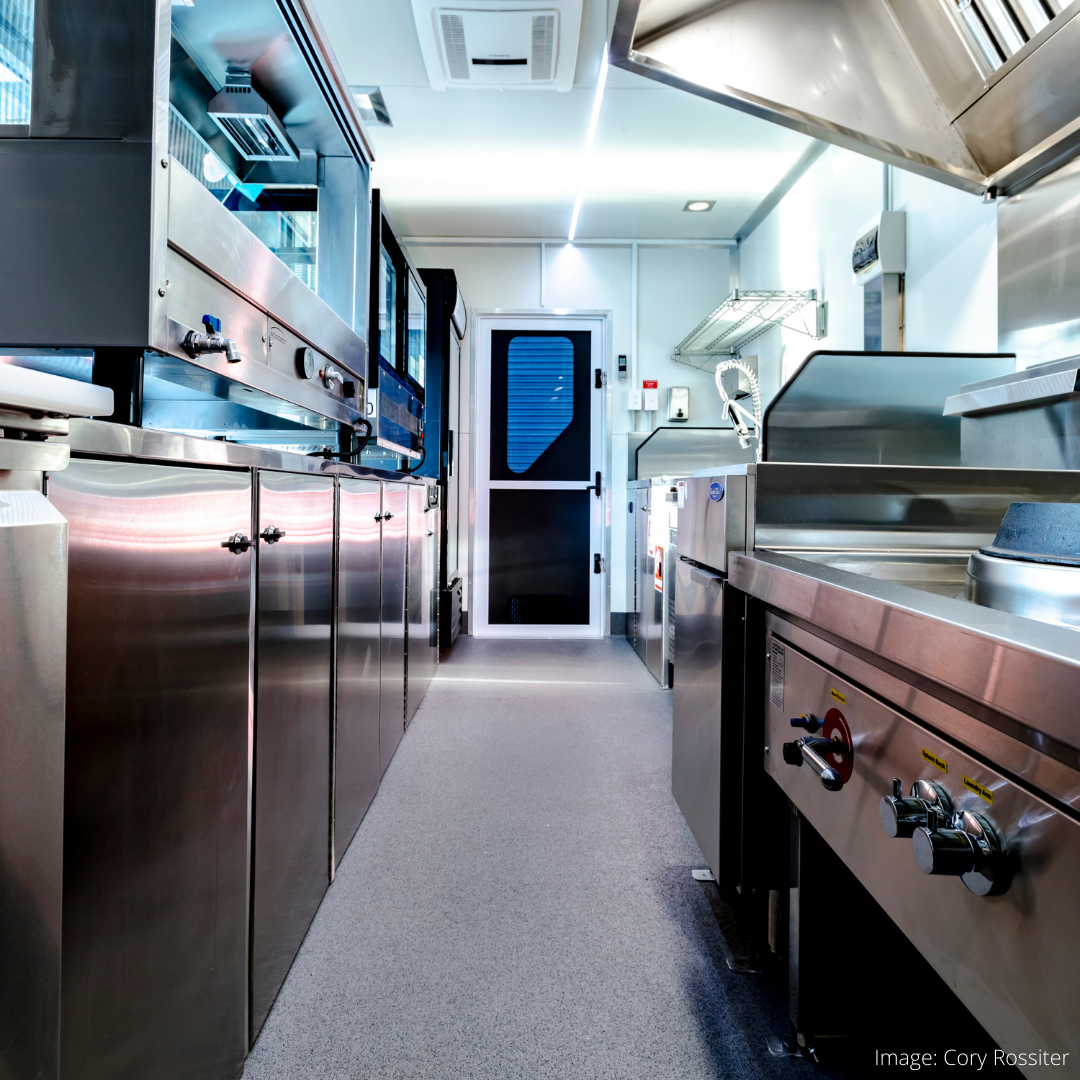 food trailer kitchen interior