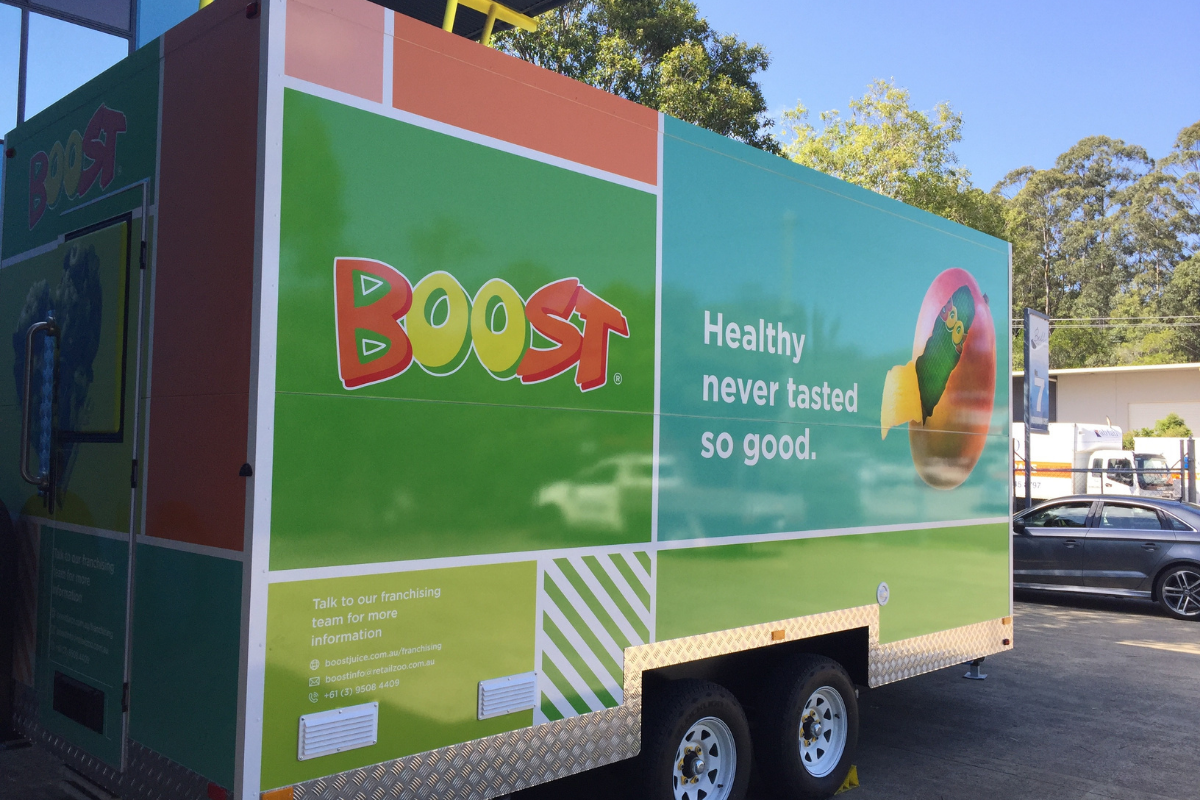 Boost Juice Food Trailer